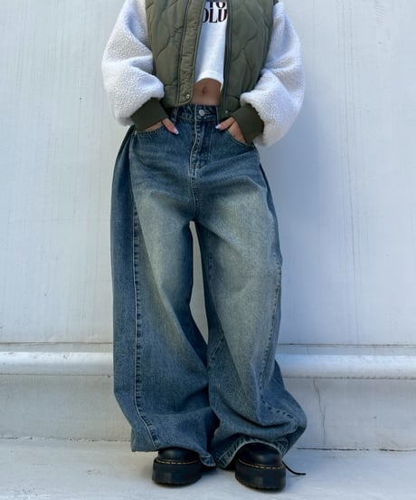 Barrel Denim'2way Silhouette'#6811659