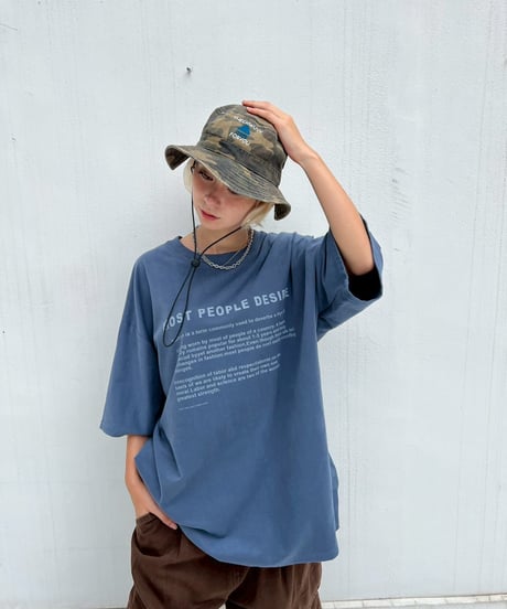 Wide Logo Tee'MPD'#5717