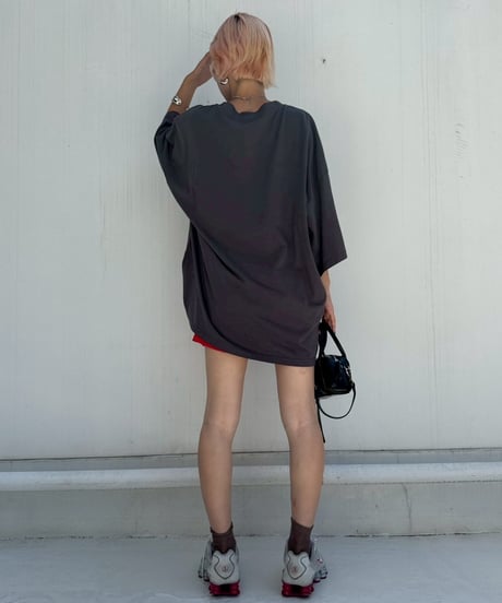 Wide T-shirt'SOME BODY'#1730