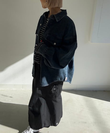 Wide SH-jacket'Denim'#5281