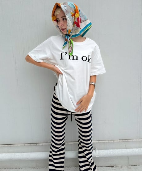 Daily T-shirt'I'm ok'#11737