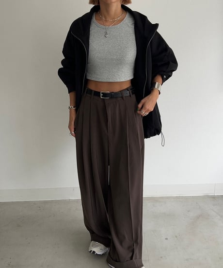 【¥4,800→¥4,300】Long Sleeve Tops'Cropped'#7606