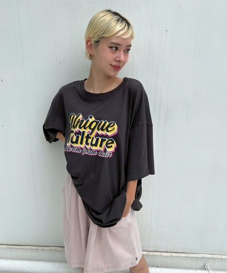 Wide Logo Tee'Shadow Font'#6337