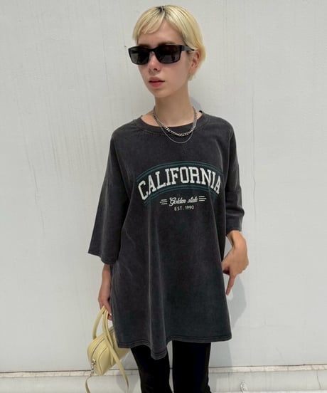 Pigment Wide Tee'CALIFORNIA'#2112