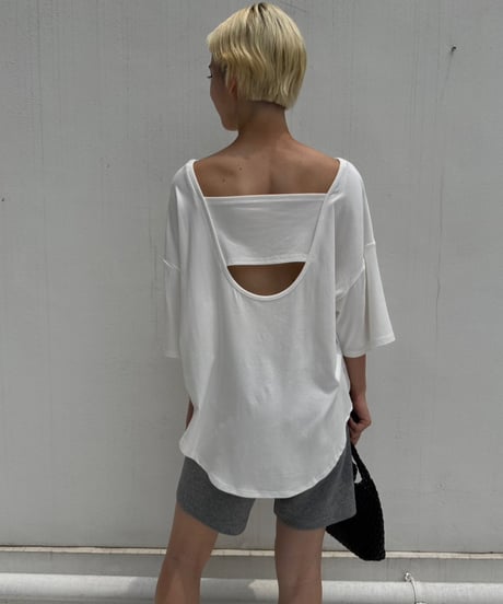 Round Hem Tops'Back Open'#2329