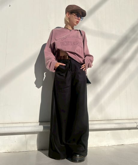 Wide LS Tee'Pigment'#671359