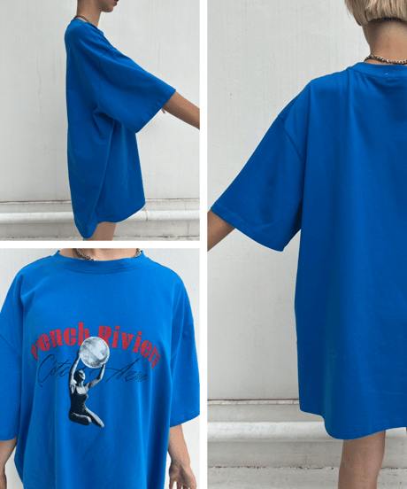 Wide Color Tee'Riviera'#88651