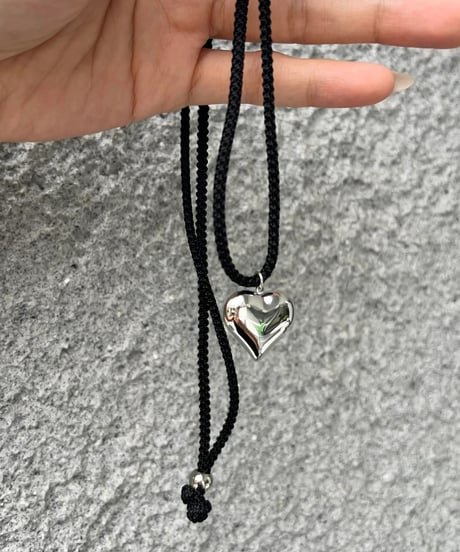 Heart Choker'Silver'#2405