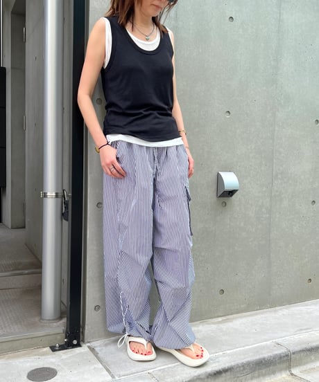Stripe Jogger Pants'2Way'#9059