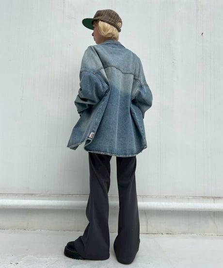 Denim Shirt Jacket'Washd'#24081
