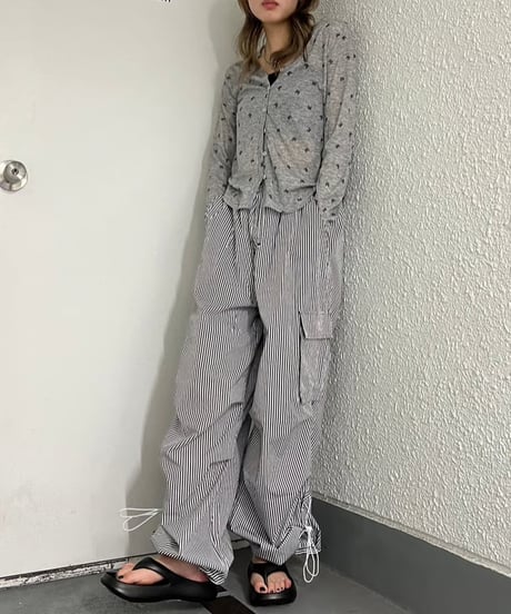Stripe Jogger Pants'2Way'#9059