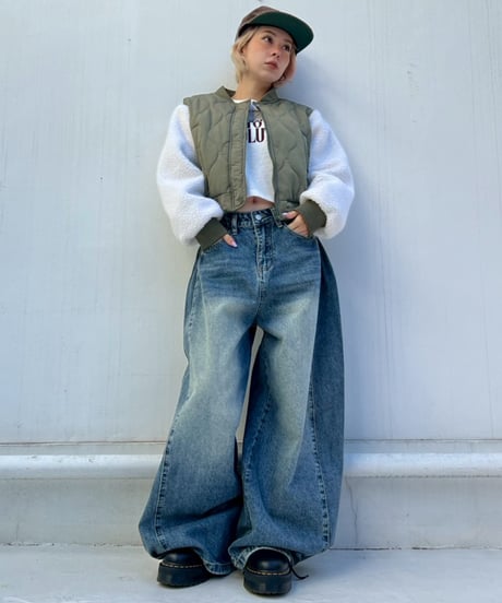 Barrel Denim'2way Silhouette'#6811659