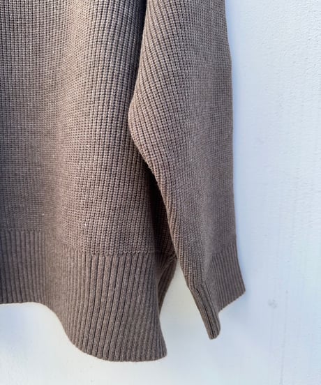 Wide Knit Pullover'Slit'#6180