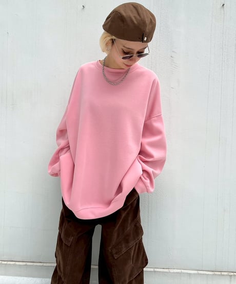 Crew Neck Sweat'Wide Volume'#8909