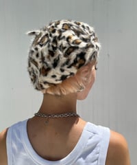 Shaggy Beret'Leopard'#2507-5/17