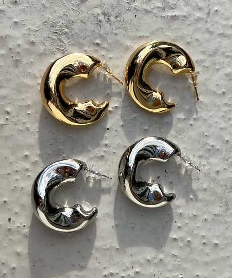 Hoop Pierce'Chunky Curve'#2507-3/17