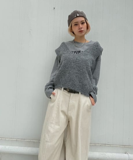 Knit Vest'Fluffy'#81656