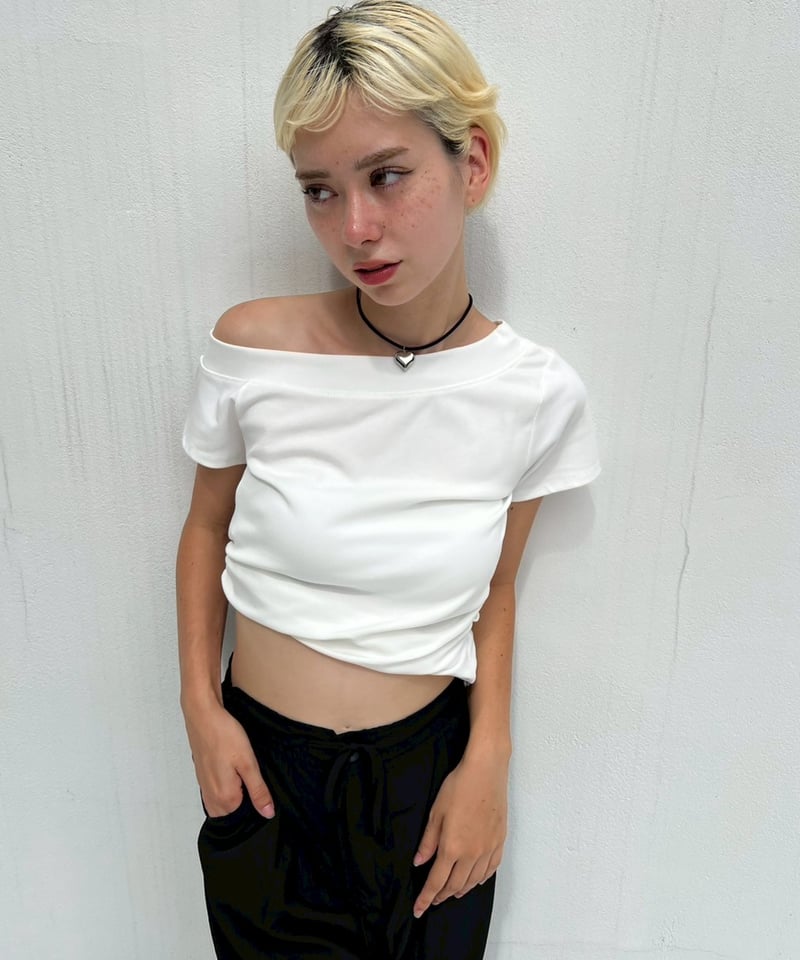 One-shoulder Tops'2 Types'#7019 #9061 | tableth