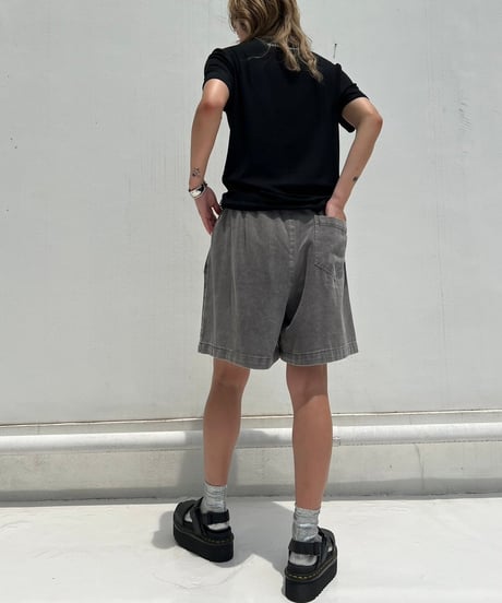 Wide Half Pants'Washed'#167665