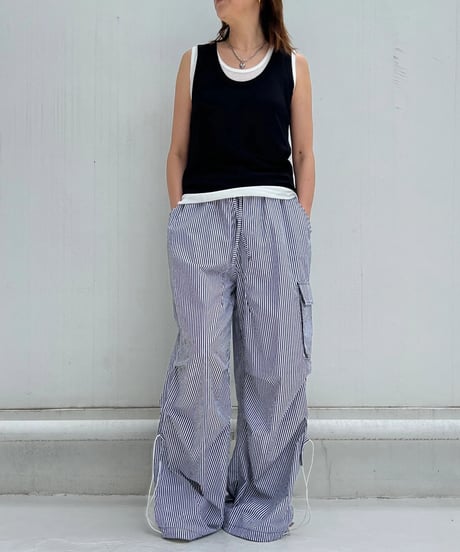 Stripe Jogger Pants'2Way'#9059
