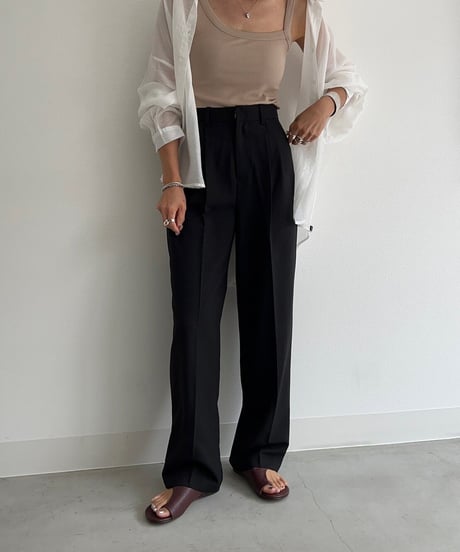 【¥6,800→¥5,800】Tuck pants'wide'#83006