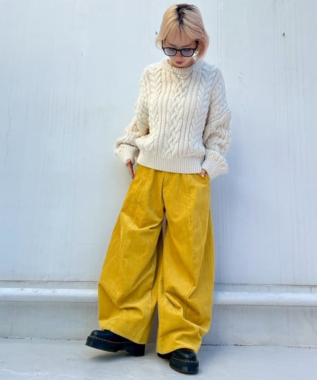 Volume Curve-pt Corduroy'Belt Set'#800959