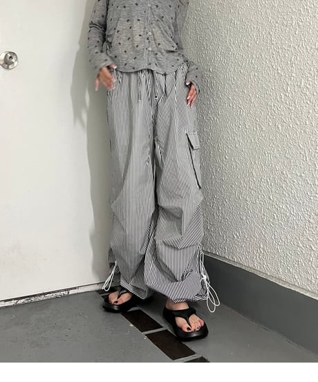 Stripe Jogger Pants'2Way'#9059