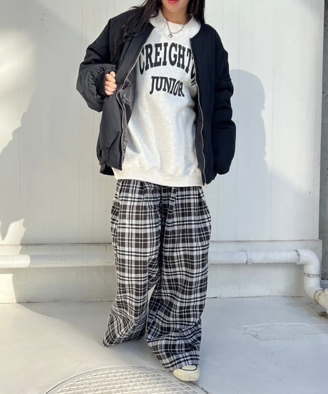 Tak Wide Pants'Check'#72217