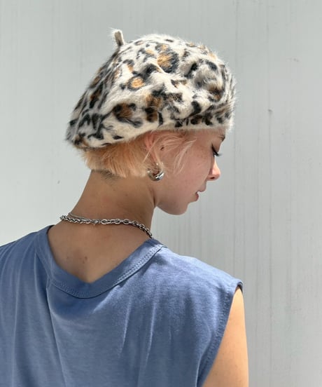 Shaggy Beret'Leopard'#2507-5/17