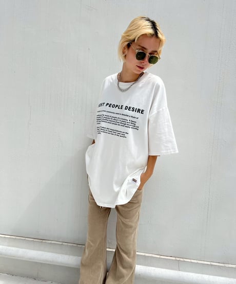 Wide Logo Tee'MPD'#5717