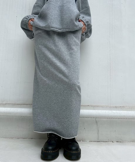 【¥5,900→¥3,800】Sweat Tight Skirt'Slit' #606