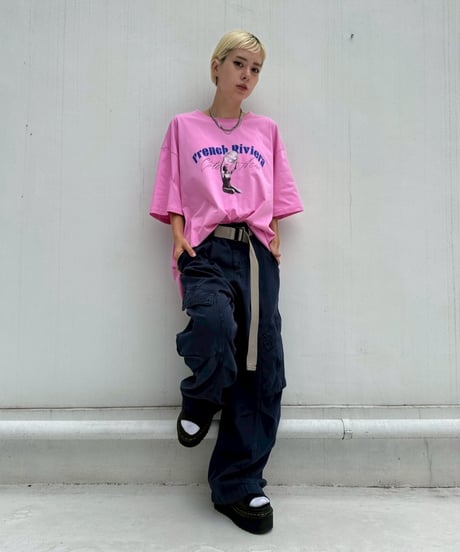 Wide Color Tee'Riviera'#88651