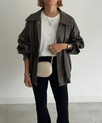 【¥11,400→¥10,400】Eco Leather Jacket'A-2'#2335