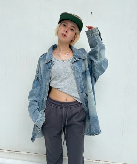Denim Shirt Jacket'Washd'#24081