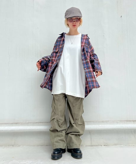 Check Shirt'Loose'#25118