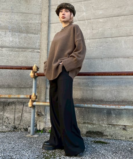 Wide Slacks'With Belt'#6611859