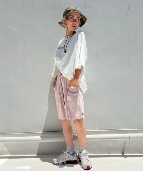 Wide Half Pants'Washed'#167665
