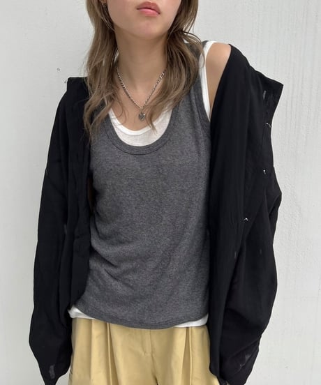 Wide shirt'Sheer'#5015