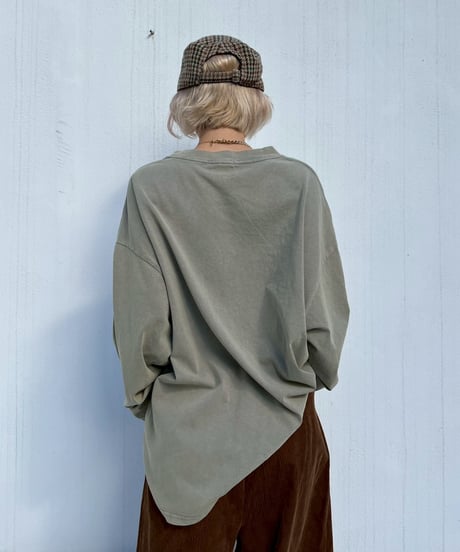 Wide LS Tee'Pigment'#671359