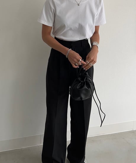 【¥6,800→¥5,800】Tuck pants'wide'#83006