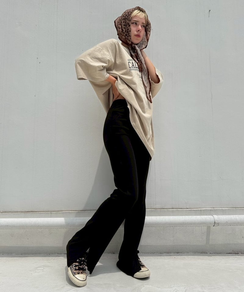 Rib Slit Pants'Cut-off'#2559 | tablethotel-SEGUR.