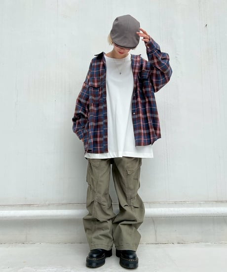Check Shirt'Loose'#25118