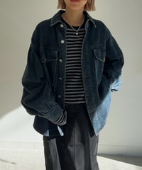 Wide SH-jacket'Denim'#5281