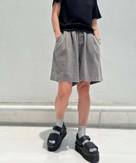 Wide Half Pants'Washed'#167665
