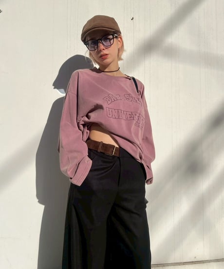 Wide LS Tee'Pigment'#671359