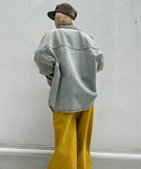 Denim Shirt Jacket'Washd'#24081
