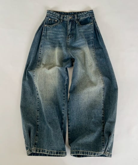 Barrel Denim'2way Silhouette'#6811659