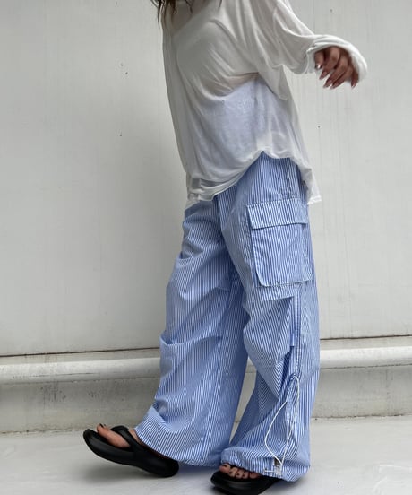 Stripe Jogger Pants'2Way'#9059
