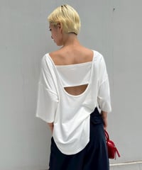 Round Hem Tops'Back Open'#2329