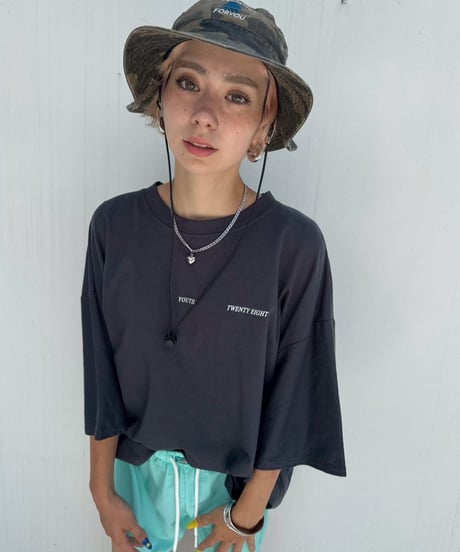 Drop Shoulder T-shirt 'youth'#8065